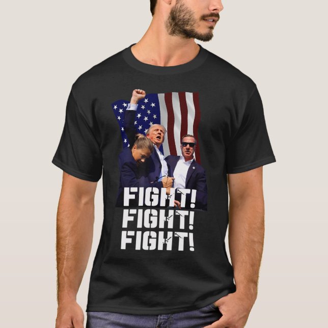 T-shirt Trump Fight Fight Fight (Devant)