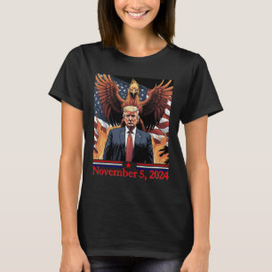 T-shirt Trump Gagne 2025 Pcute Ss Cute Ssnix Qui Se Lève D
