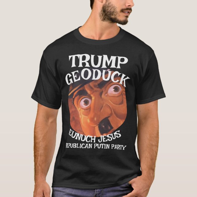 T-shirt Trump Geoduck Eunuch Jesus Adolph Parti républicai (Devant)