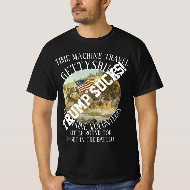 T-shirt Trump GETTYSBURG US CIVIL WAR 20ÈME MAINE (Devant)
