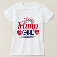 Trump Girl Hearts & Fireworks