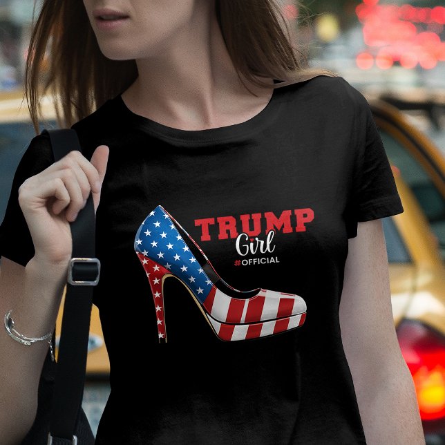 T-shirt Trump Girl Patriotic High Heel Election Américaine (Créateur téléchargé)