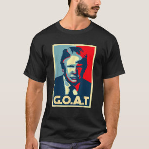 T-shirt Trump GOAT Middle Finger Je serai de retour Électi