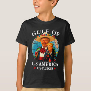 T-shirt Trump Golfe Des États-Unis Depuis 2025 Mexique Tru