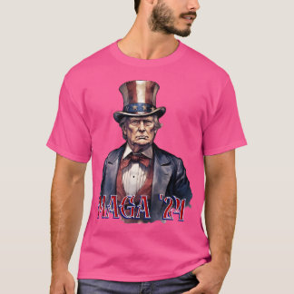 T-shirt Trump habillé en oncle Sam Maga '24