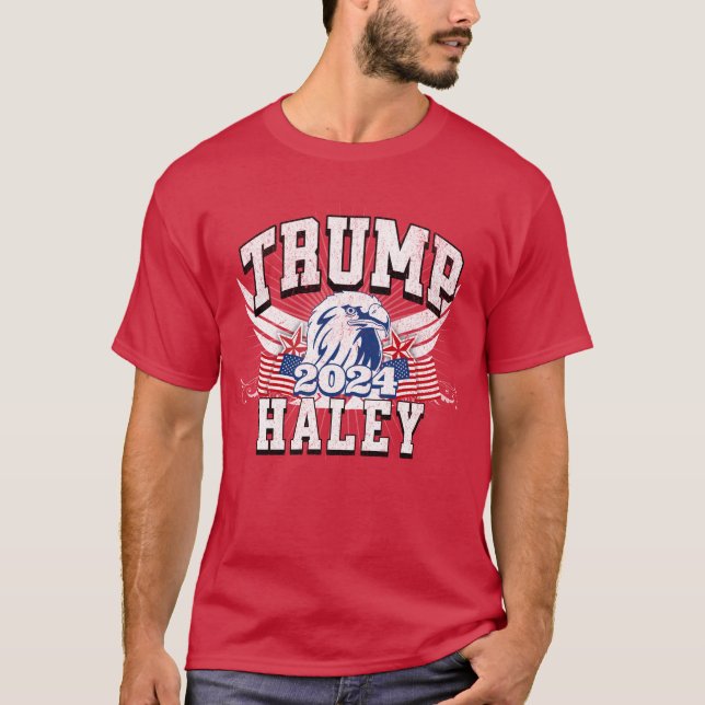 T-shirt Trump Haley 2024 (Devant)
