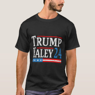 T-shirt Trump Haley 2024 Élection Présidentielle Républica