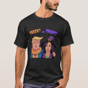 T-shirt Trump Harris Halloween Trick ou Treat T Shir