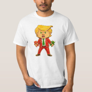T-shirt Trump heureux drôle Trump Taureau Ours Mème Chibi