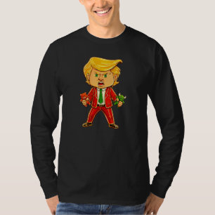 T-shirt Trump heureux drôle Trump Taureau Ours Trump Meme