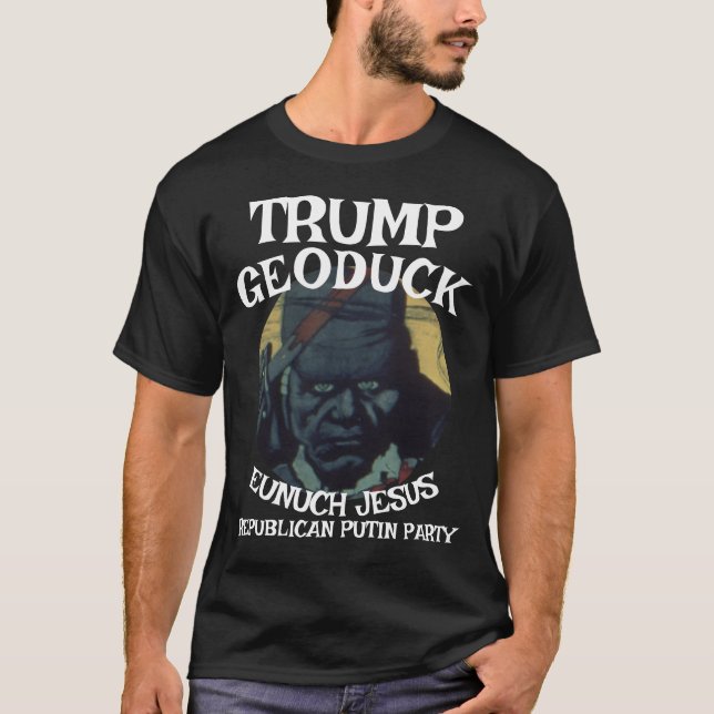 T-shirt Trump Hun Geoduck Eunuch Jesus Parti républicain (Devant)