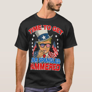 T-shirt Trump Il Est Temps D'Obtenir L'Étoile Frappée 4 E