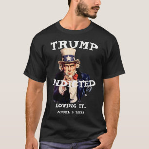 T-shirt Trump inculpé mardi 2023 Oncle Sam
