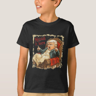 T-shirt Trump Jésus-Christ Noël laid