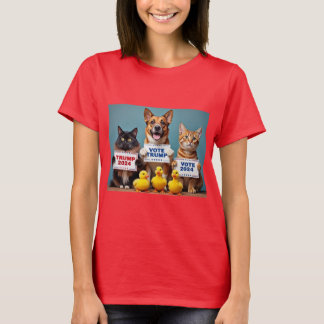 T-shirt Trump Kitties, Doggy, Duckies