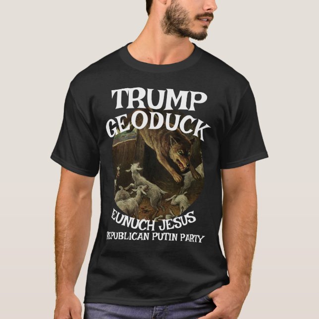 T-shirt Trump Lamb Chop Jesus Republicain Pee Party (Devant)