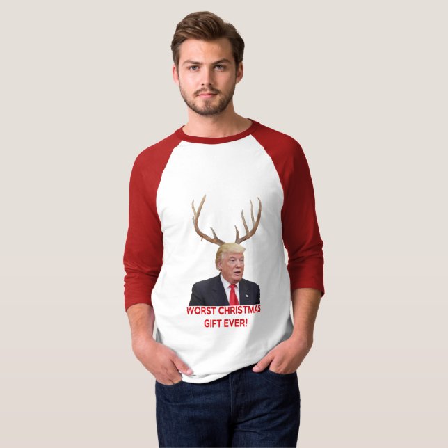 T-shirt Trump, le pire cadeau de Noël jamais fait ! (Devant entier)