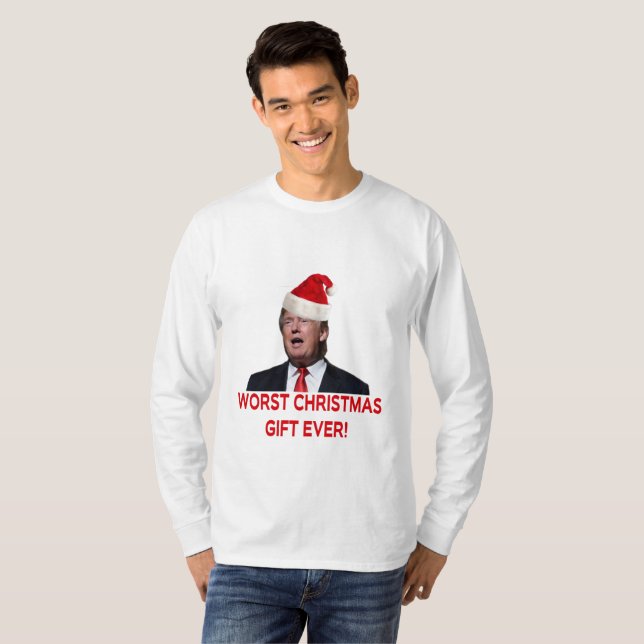 T-shirt Trump, le pire cadeau de Noël jamais fait ! (Devant entier)