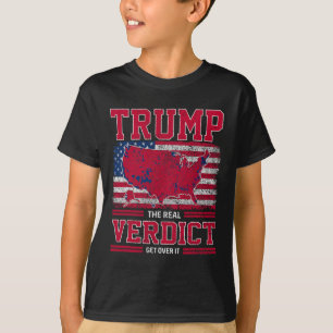 T-shirt Trump Le Véritable Verdict Remettez-Le Drapeau Amé
