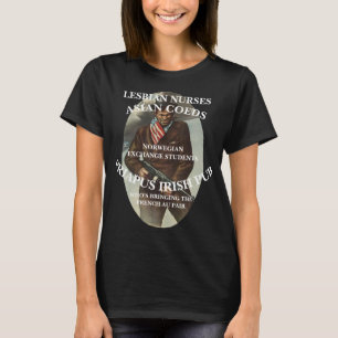 T-SHIRT TRUMP LESBIENNES INFIRMIÈRES ÉTUDIANTES ASIATIQUES