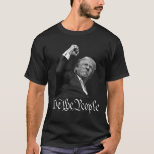 T-shirt Trump lève D'Abord Le Peuple