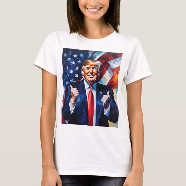 T-shirt Trump lève le pied (Devant)