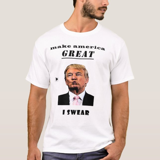 T-shirt trump L'inévitable président (Devant)