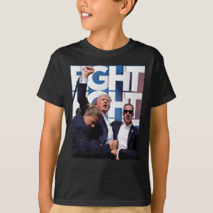 T-shirt Trump lutte contre Trump pour l'Amérique et pour l