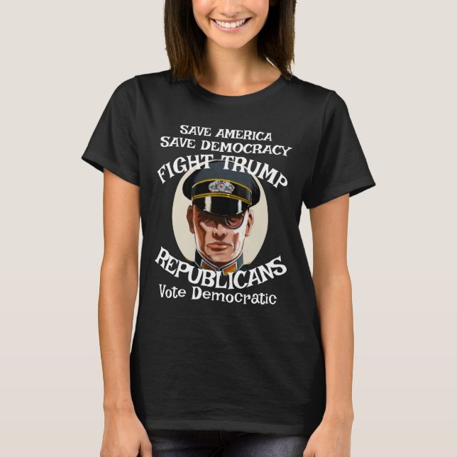 T-shirt Trump Mariage de la retraite de fin d'année du Par (Devant)