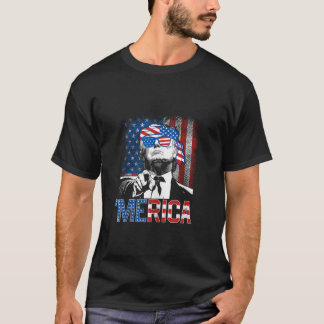 T-shirt Trump Merica 4 juillet 47e président américain F