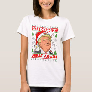 T-shirt Trump Merry Christmas Shirt, Donald Trump Women