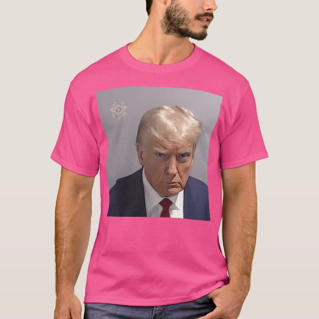 T-shirt Trump Mug Shot (Devant)