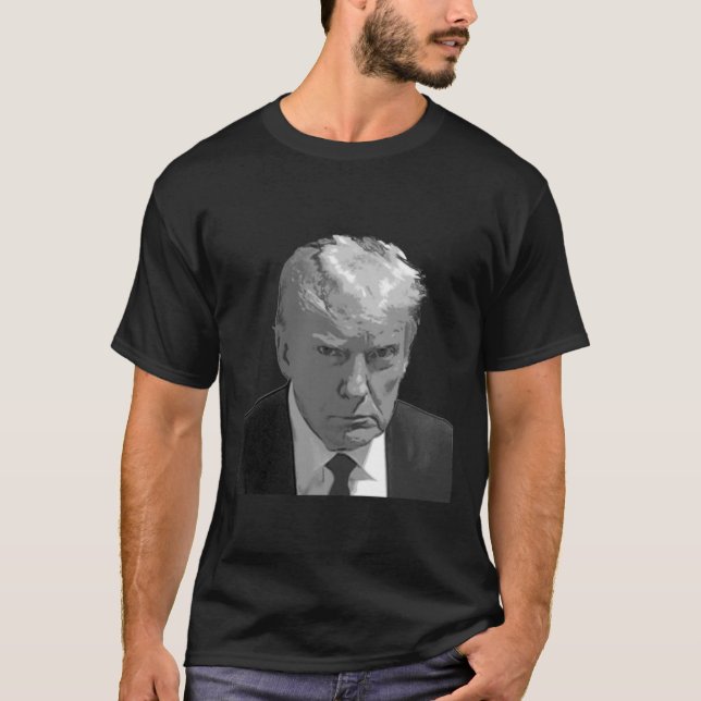 T-shirt Trump Mug Shot (Devant)
