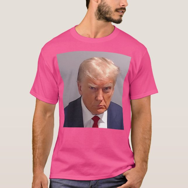 T-shirt Trump Mugshot (Devant)