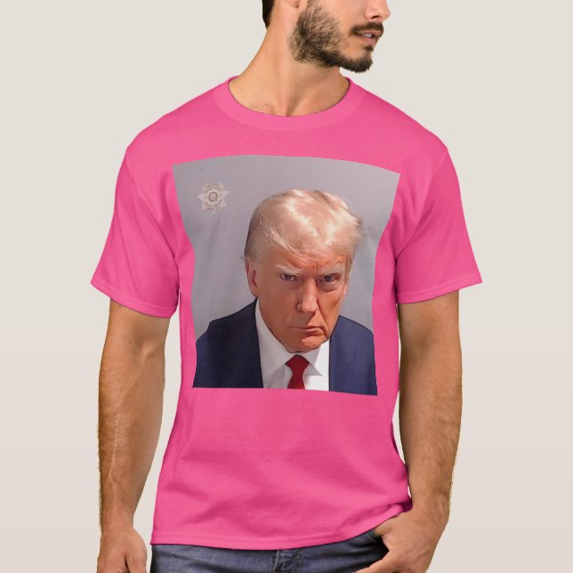 T-shirt Trump Mugshot (Devant)