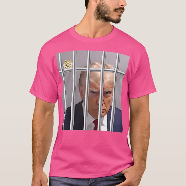 T-shirt Trump Mugshot (Devant)