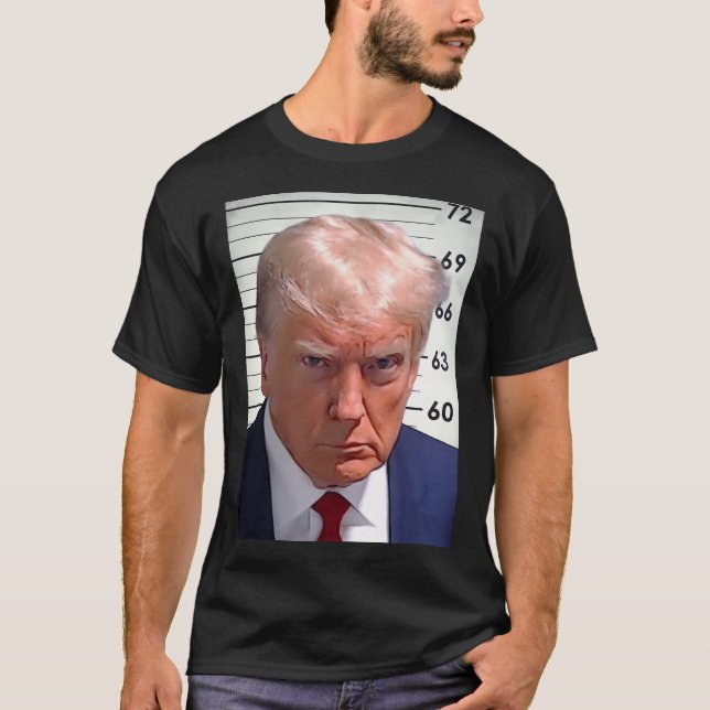 T-shirt Trump Mugshot (Devant)