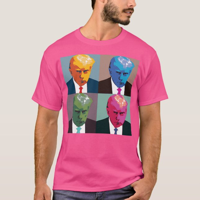 T-shirt Trump Mugshot (Devant)