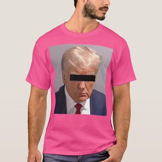 T-shirt Trump Mugshot (Devant)