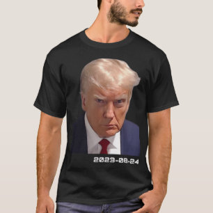 T-shirt Trump Mugshot (colorisé)