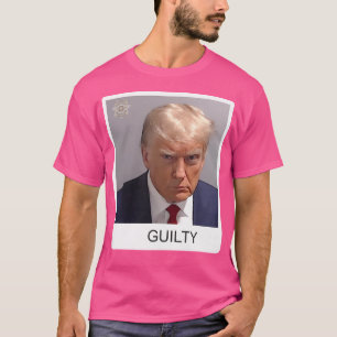 T-shirt Trump Mugshot Coupable