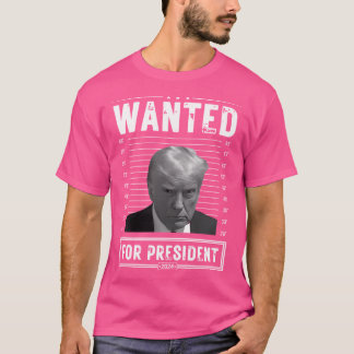 T-shirt Trump Mugshot ne se rend jamais 2024