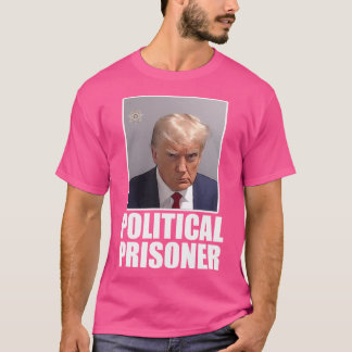 T-shirt Trump Mugshot Prisonnier politique Chemise