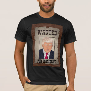 T-SHIRT TRUMP MUGSHOT RECHERCHÉ POUR LE PRÉSIDENT 2024