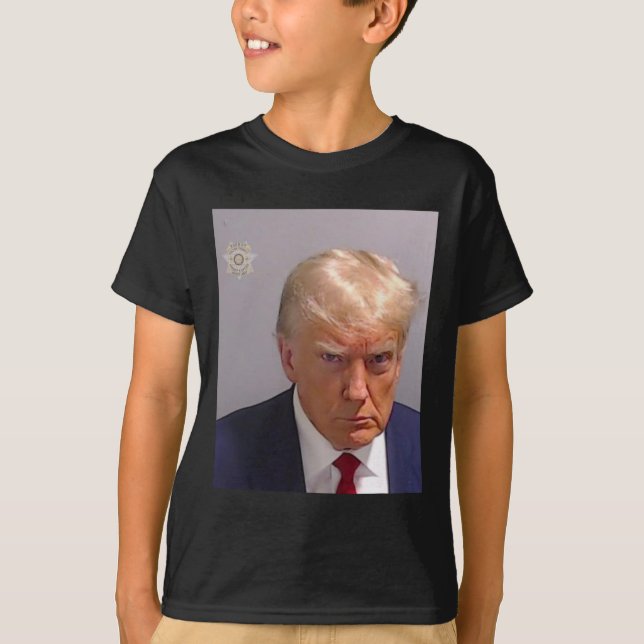 T-shirt Trump Mugshot Tee - Iconique Et Drôle (Devant)