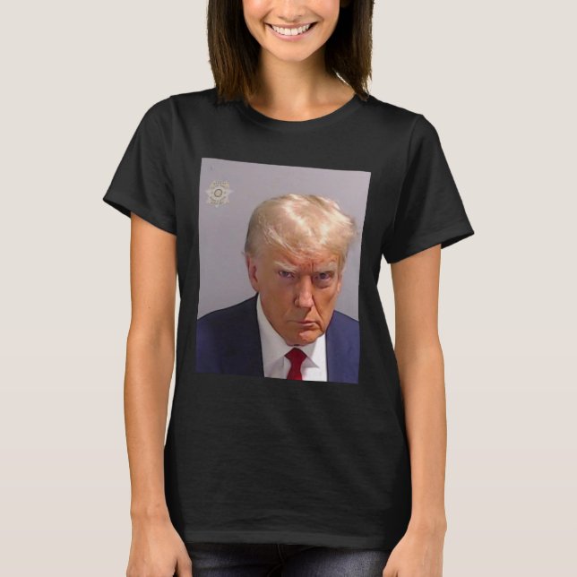 T-shirt Trump Mugshot Tee - Iconique Et Drôle (Devant)
