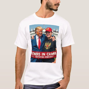 T-shirt Trump Musk Partenaires Dans La Lutte Contre Le Cri
