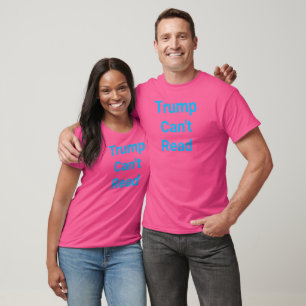 T-shirt Trump ne peut pas lire Hankamer Artjunkhaus Comic