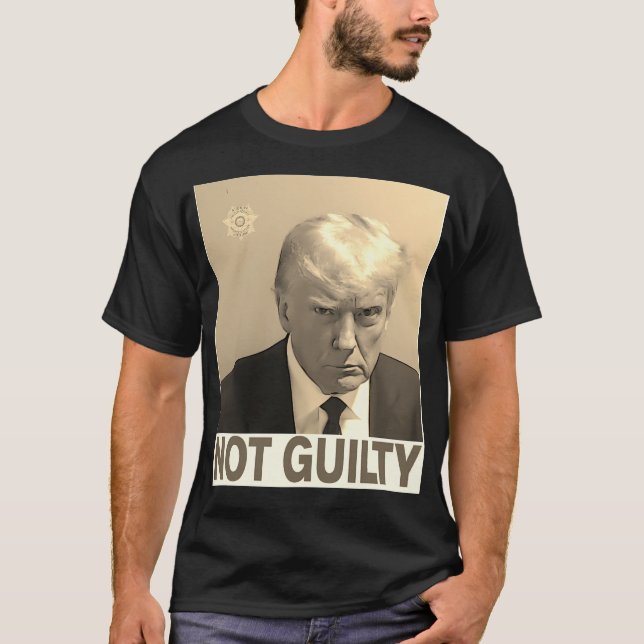 T-shirt Trump n'est pas coupable (Devant)