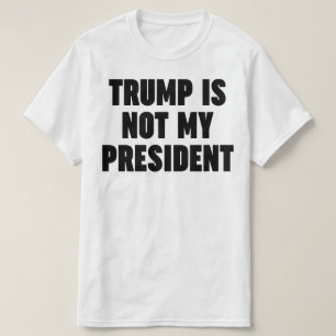 T-shirt Trump n'est pas mon président